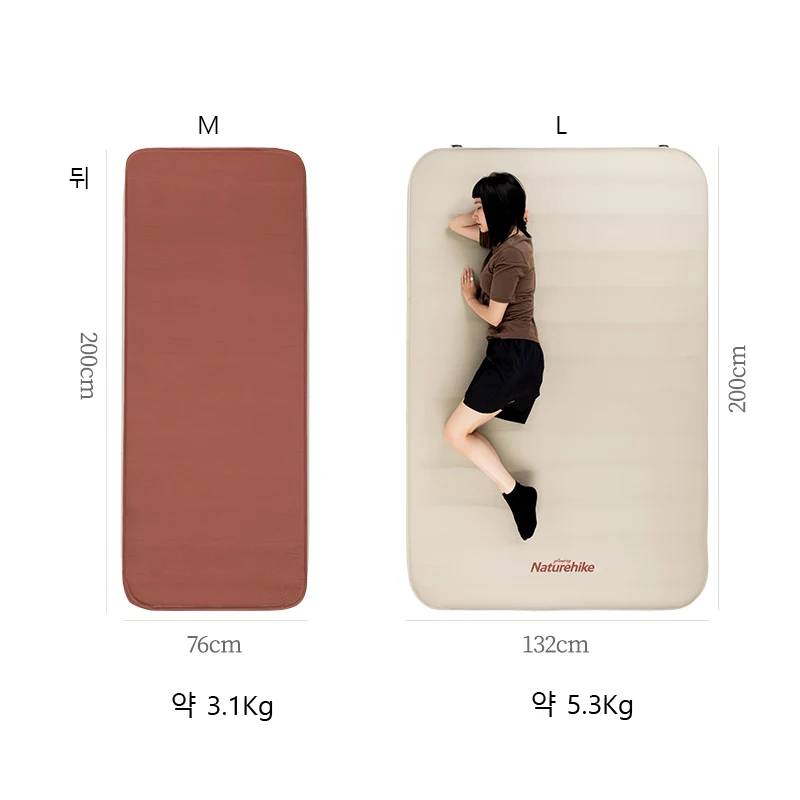 Туристический коврик Naturehike легкий водонепроницаемый с губкой складной для пляжа