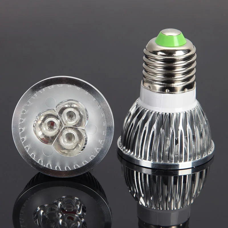 

E27 LED Lamp 3W Warm White/White Dimmable Light Bulb DIM Spotlight 85-265V Epistar chip Free Shpping