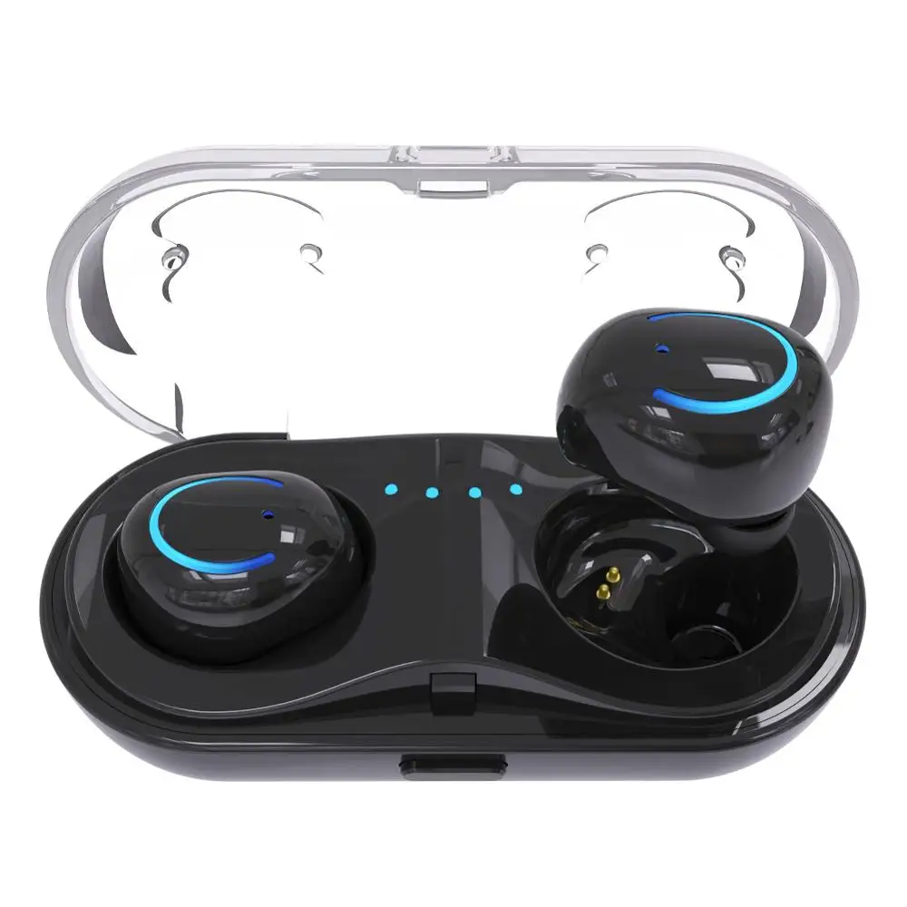 Беспроводные мини наушники Twins Bluetooth совместимые вкладыши стереонаушники для iphone