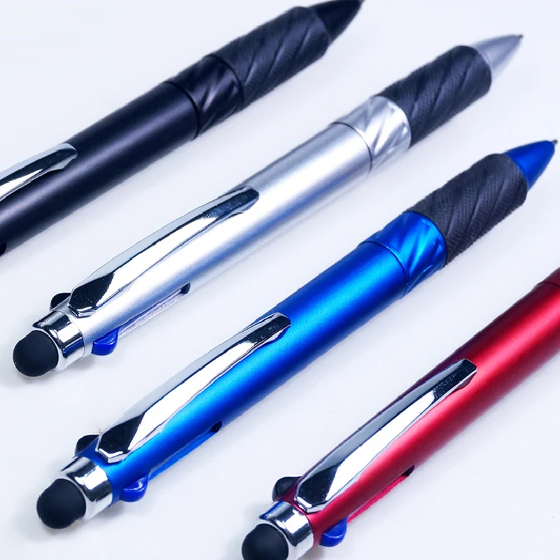 

Creative Multifunctional 3-color Ballpoint Pen 1.0mm Blue/Black/Red Ink Ball Pens Stylus for Office Writing Stationary Supplies