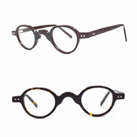 oval vintage spring hinges hand made men women eyeglass frames full rim glasses rx able top quality