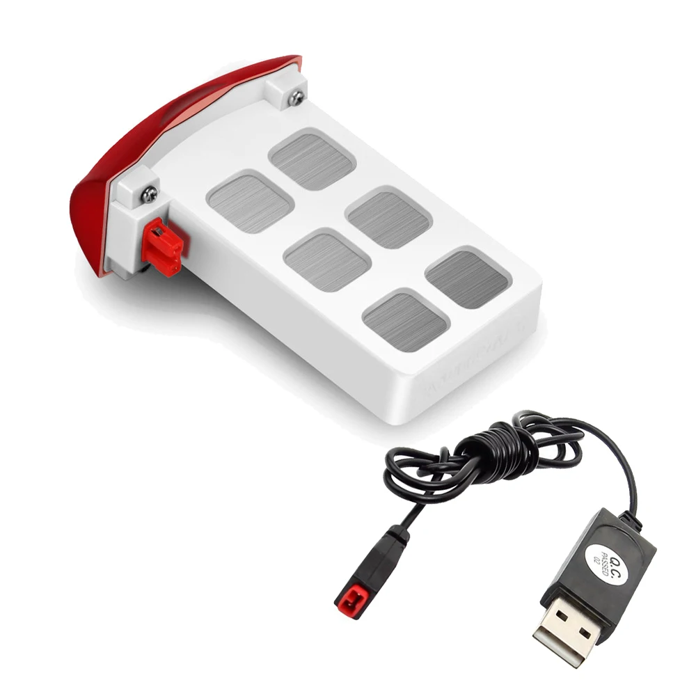 Аккумулятор для радиоуправляемого дрона X5UW USB-кабель зарядки запасные части