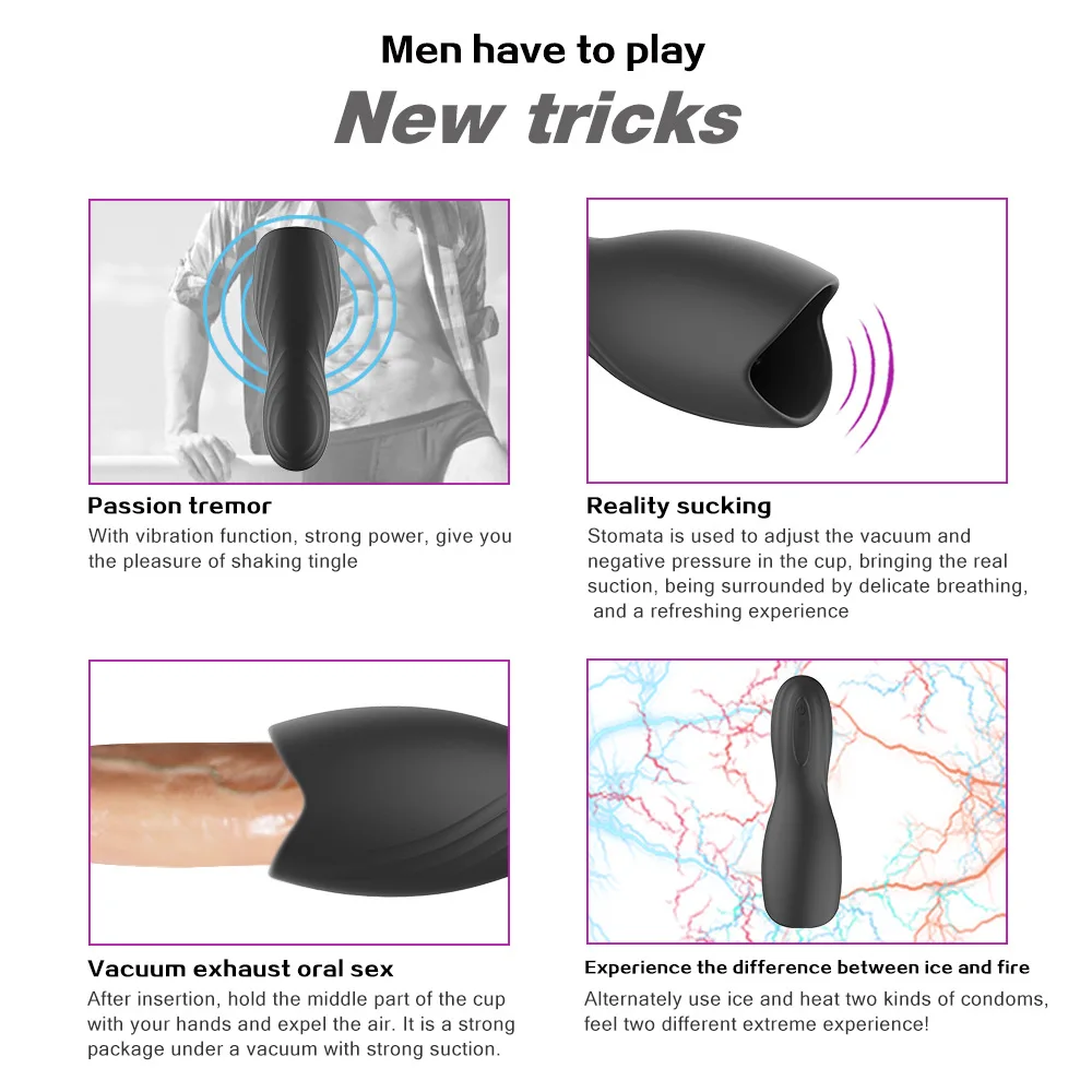 Мощный вибратор Минет секс-игрушки для мужчин Глубокая глотка Мужской
