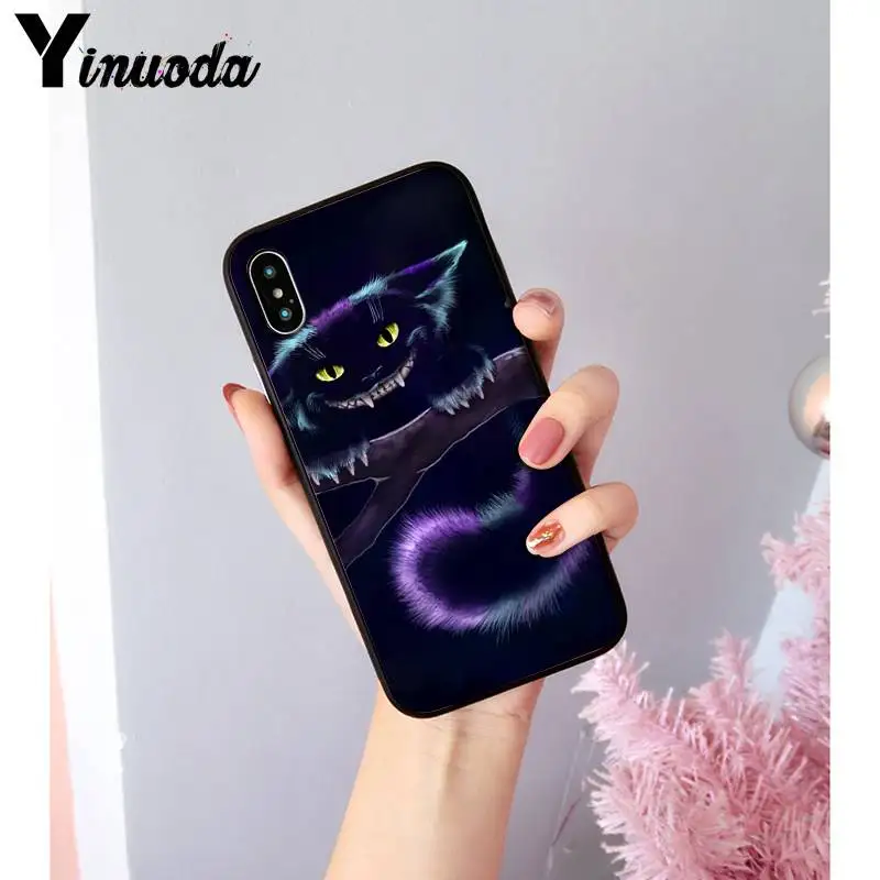 A9 Yinuoda Алиса в стране чудес Чеширский кот чехол для телефона чехол для iPhone 8 7 6 6S Plus X XS MAX 5 5S SE XR Coque 11 11pro 11promax - Цвет: A9