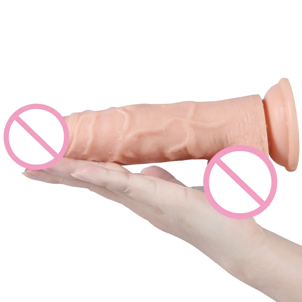 Большой фаллоимитатор на 20 скоростей реалистичный вибратор с сильной присоской