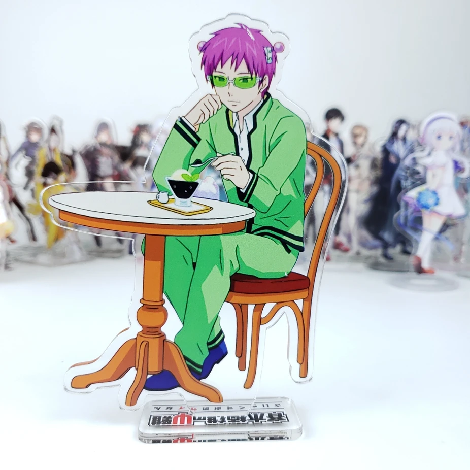 Аниме Saiki Kusuo no Sainan Teruhashi Kokomi фигурка на акриловой подставке настольная Коллекция