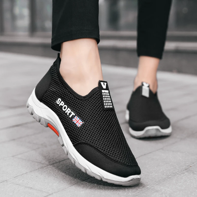 2021 Women Running Shoes Mesh Sneakers Lady Breathable Soft Light Gym Shoes Female Walking Jogging Shoes Basket Femme