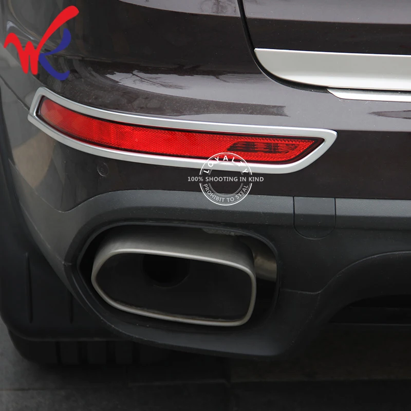 Лояльность для Porsche Cayenne 2015 2016 2017 лампа заднего противотуманного фонаря накладка