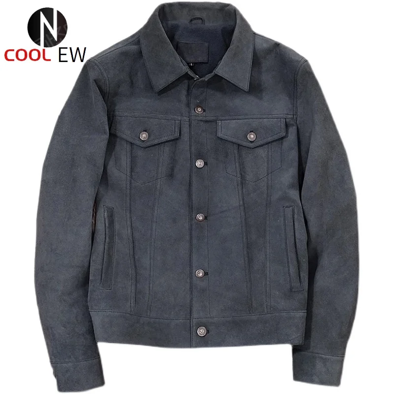 Бесплатная доставка. Супер Продажи. Классический повседневный жакет из воловьей