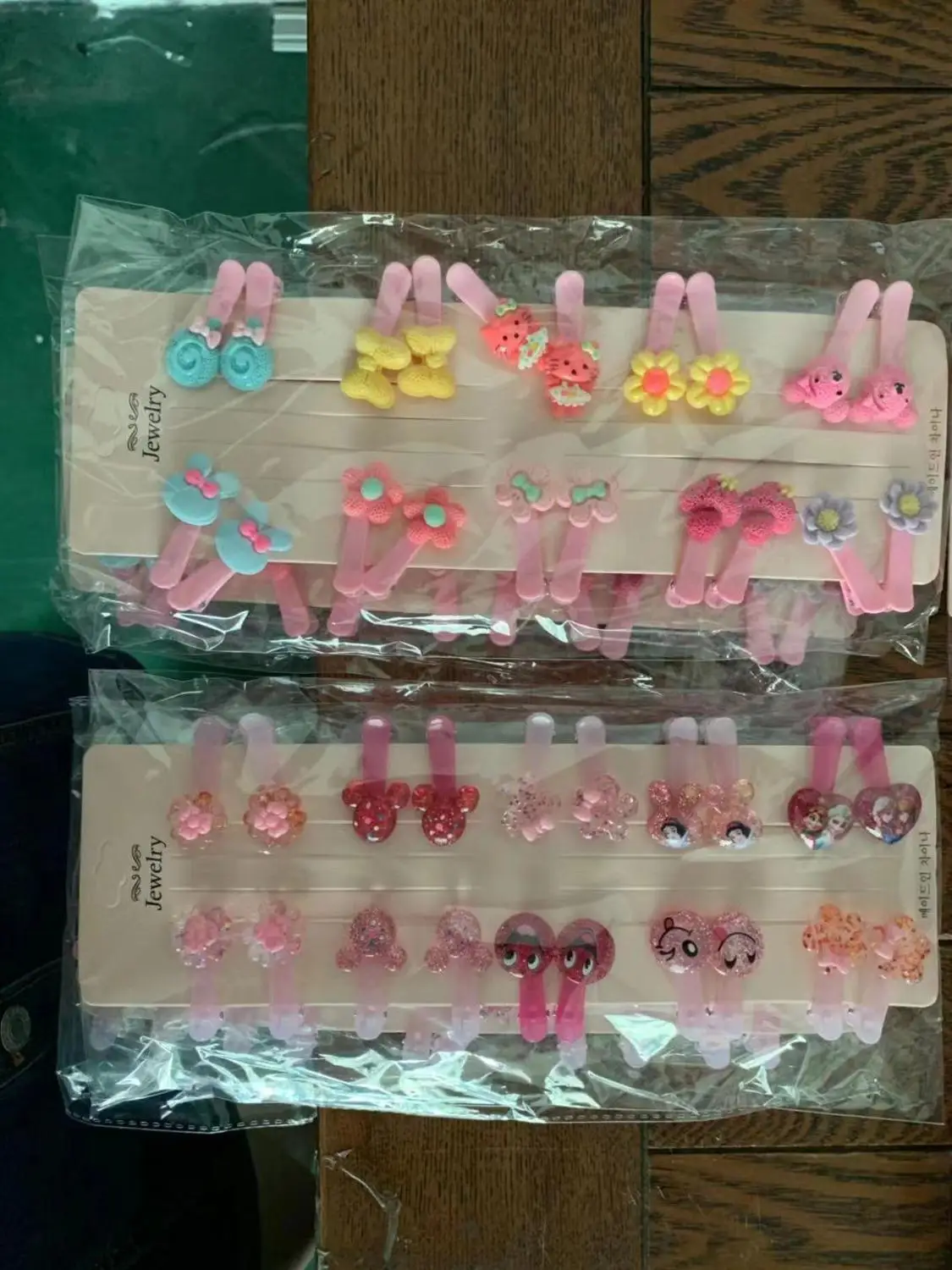 M MISM 24 шт./лот Детские аксессуары для волос акриловые головные уборы Мультяшные