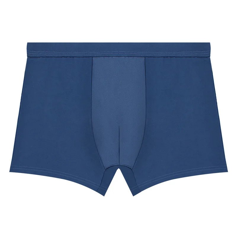 

Men's Underwear Large Size Solid Color Comfortable and Breathable Boxer Shorts Cotton Crotch U Convex Bag Hip Flat Pants