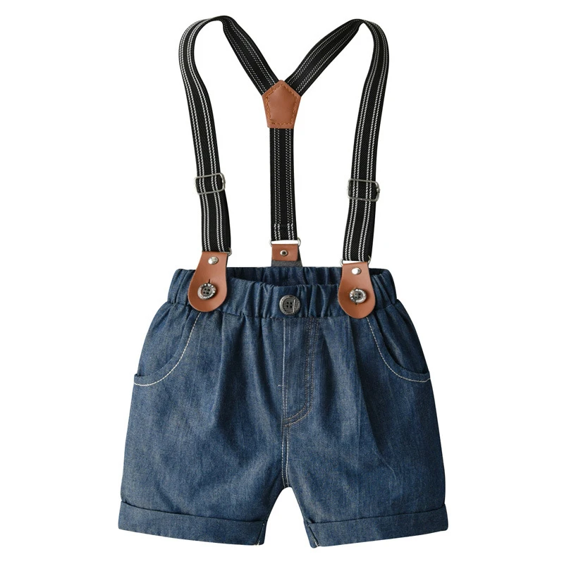 

Fashion Newborn Baby Boy Gentleman Clothing Sets Baby Short-sleeve Shirt + Pants + Bow Tie Suit Clothes