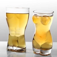 creative transparent glass beer cup body cup bar nightclub men and women wine glasses glass cup wine glass wine glass