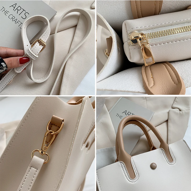 

Bags For Women 2021 New Ladies Handbag Square High Quality Female Shoulder Crossbody Bag Commute All-match PU Leather
