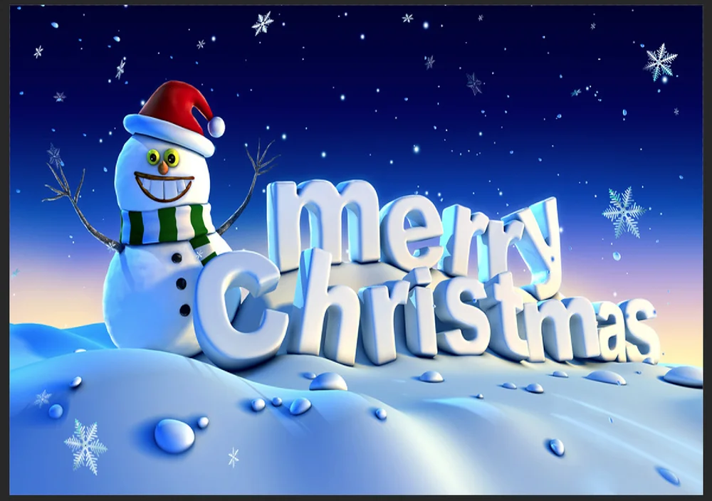 

Merry Christmas Snowman Tin Metal Sign Festive Wall Plaque Decor Home Snow Fun