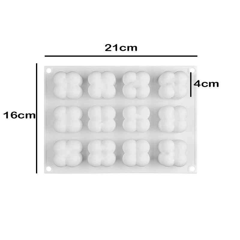 Силиконовые формы для свечей с 12 картриджами ручная работа искусственная форма