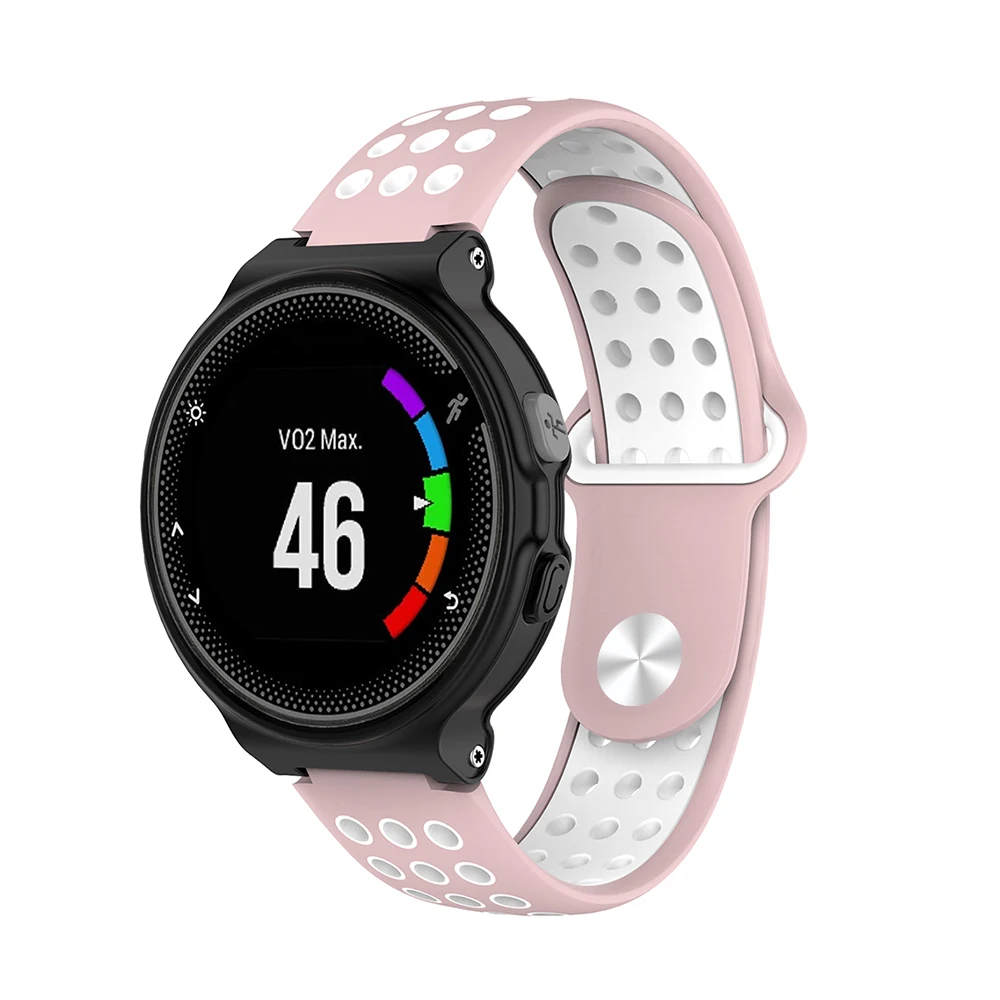 Силиконовый ремешок для наручных часов Garmin Forerunner 220 230 235 630 620 735 645 S20 S6 S5 GPS
