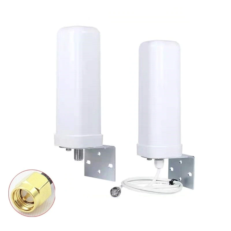 

High Gain 12dBi Dual SMA Male Wide Band 3G/4G LTE Omni-Directional Outdoor Antenna for Phone Signal Booster LTE Router