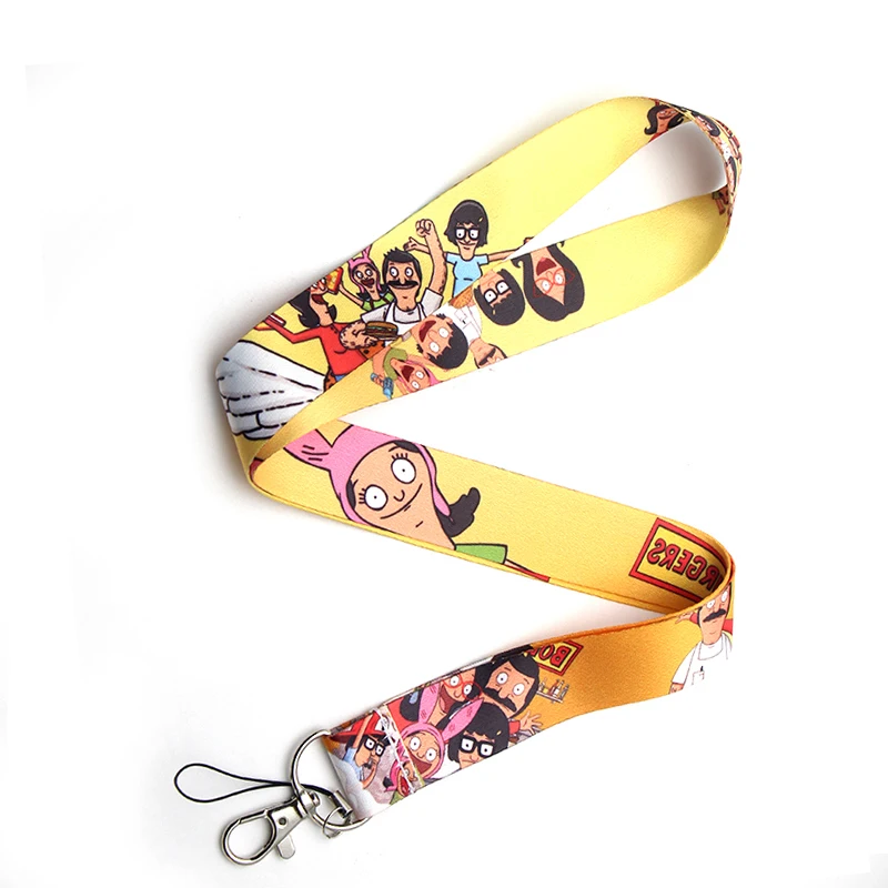 CA112 ремешок на шею с рисунком из мультфильма для ключей ID карты телефона usb