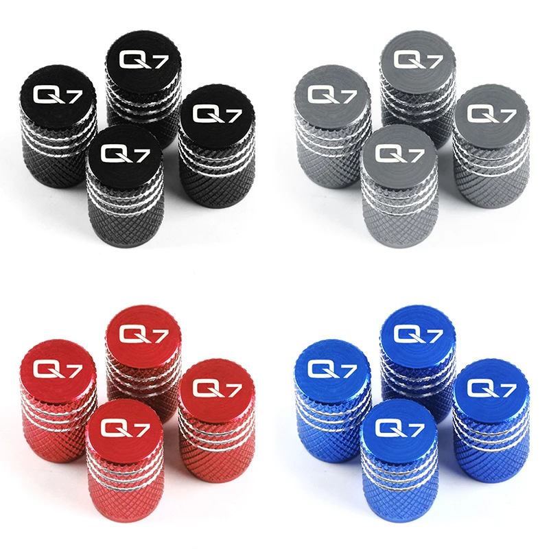 Колпачки для клапанов автомобильных колес чехол Audi Q7 A4 A4L A5 A6L A8L B6 B8 B7 A6 C5 C6 C7 A3 Q3 Q5