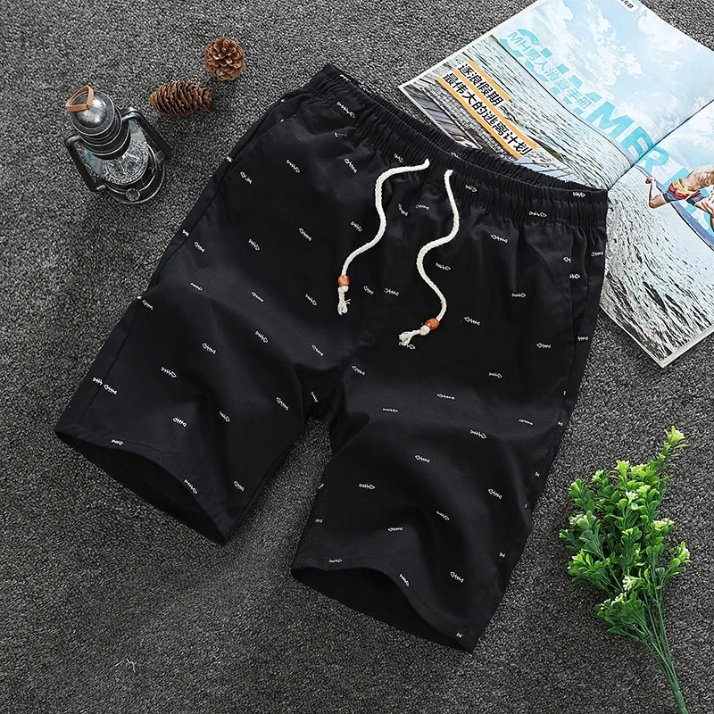 2021 Summer Outdoor New Breathable Casual Beach Shorts Loose  Fashion Exercise Gym Running Shorts Men Cotton Streetwear Jogger