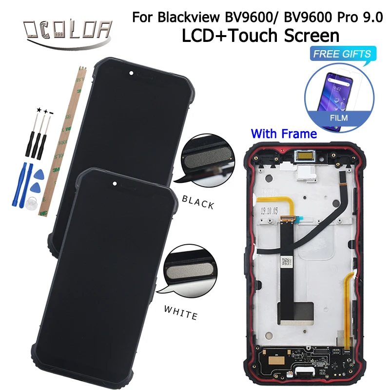 Ocolor для Blackview BV9600 Pro 9 0 ЖК дисплей и сенсорный экран с рамкой пленкой инструментами