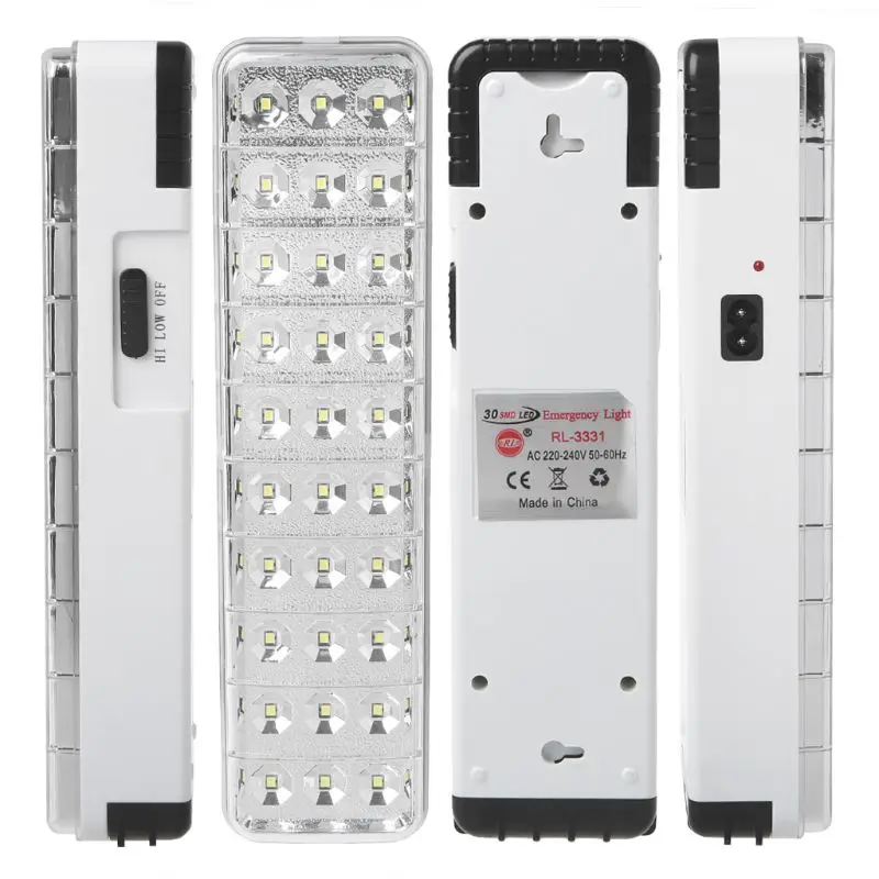 

30LED Multi-function Emergency Light Rechargeable LED Safety Lamp 2 Mode For Home Camp Outdoor 35ED