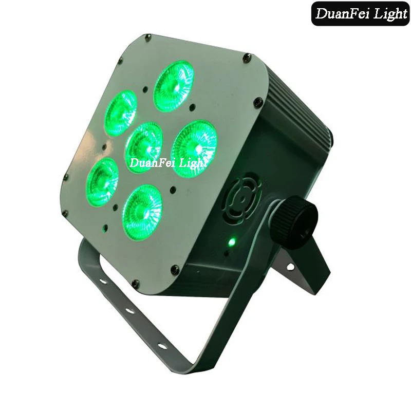 С chargeing Flycase 12 шт. 8 приложение дистанционного беспроводной led мыть par 6X18 Вт rgbwa
