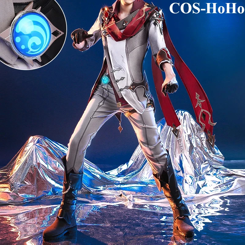 

Горячая аниме геншин ударная тартаглия аджакс Великолепная Красивая униформа Косплей Костюм Хэллоуин вечевечерние НКА ролевые игры наряд ...