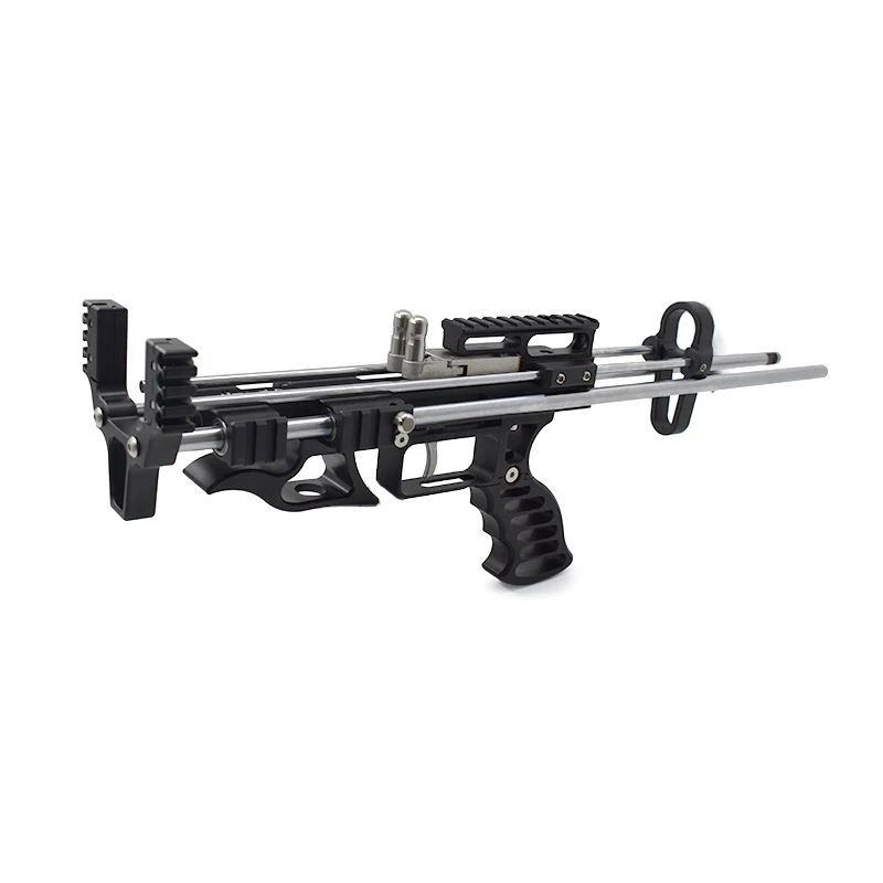 Upgraded Hunting Slingshot Powerful Catapult Mini Rifle Outdoor Shooting Steel Ball Fishing Bow Double Safety Device | Спорт и