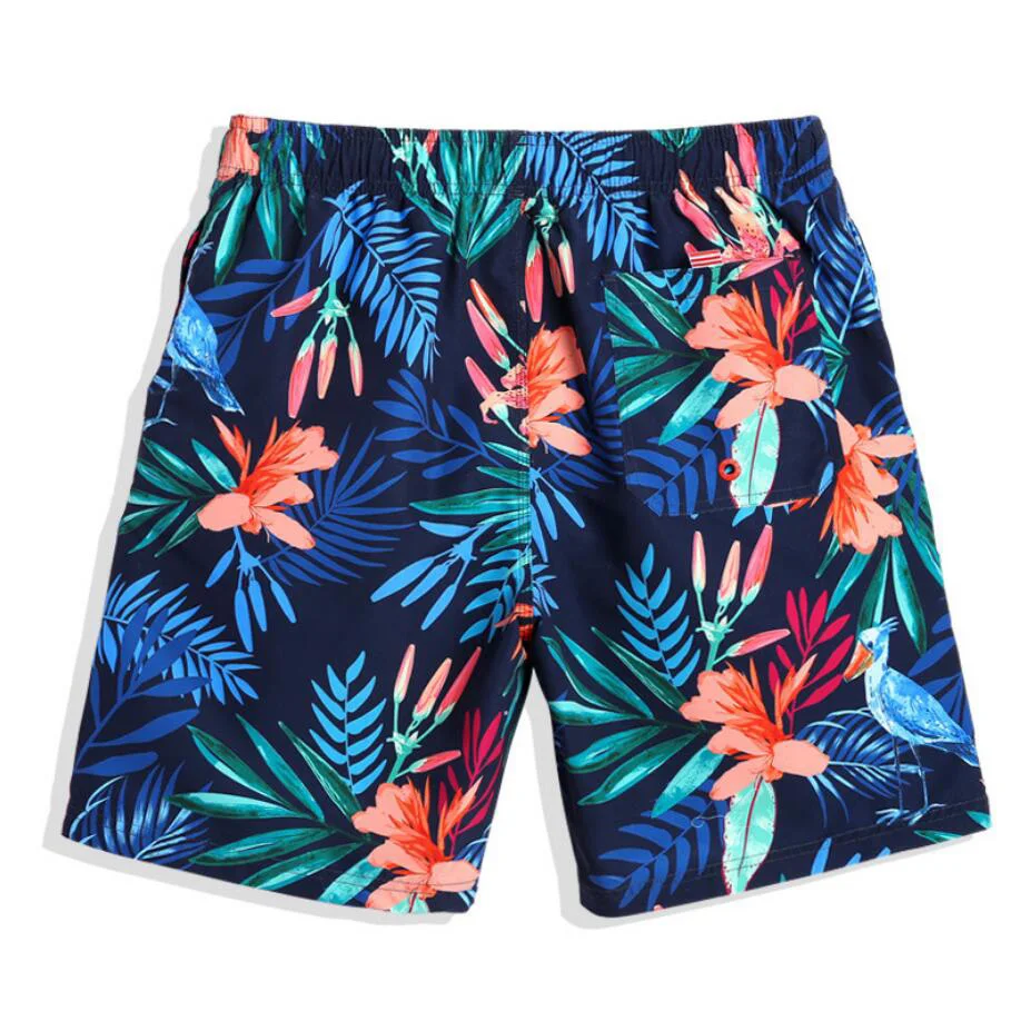 Мужские плавки с цветочным принтом купальный костюм одежда для плавания шорты