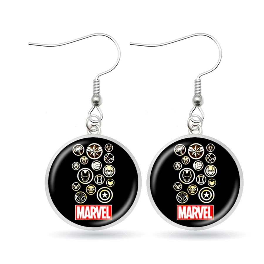 Marvel Мстители танос рука висячие серьги креативные два получеловека паука