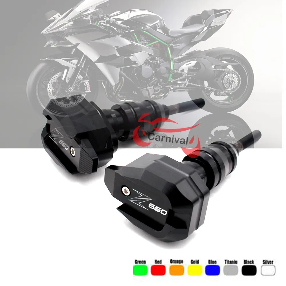 

For KAWASAKI Z650 Z 650 2017 2018 2019 Motorcycle CNC Falling Protection Frame Slider Fairing Guard Anti Crash Pad Protecto