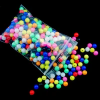 100pcslot 6mm8mm round luminous glow rig beads sea fishing lure floating float tackles
