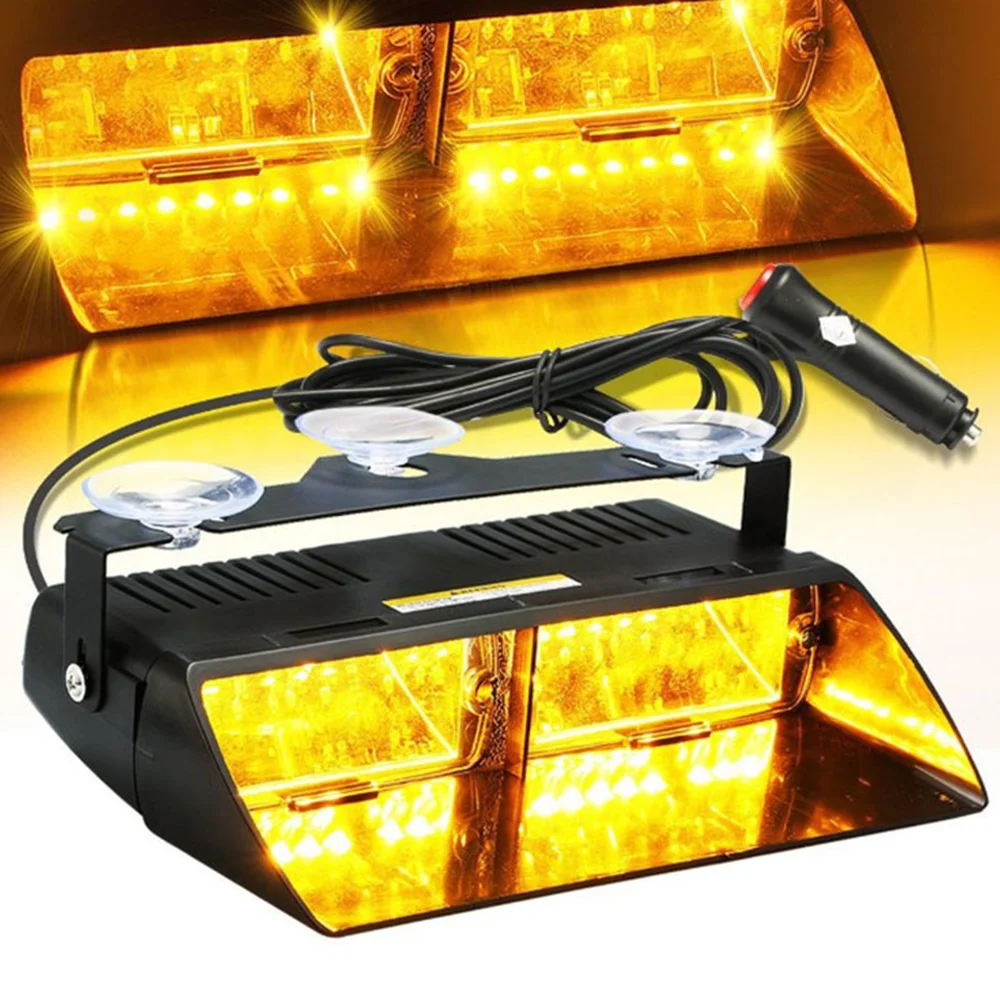 16 Светодиодный скорой помощи полиции светильник 12В 5 Вт Автоматический строб