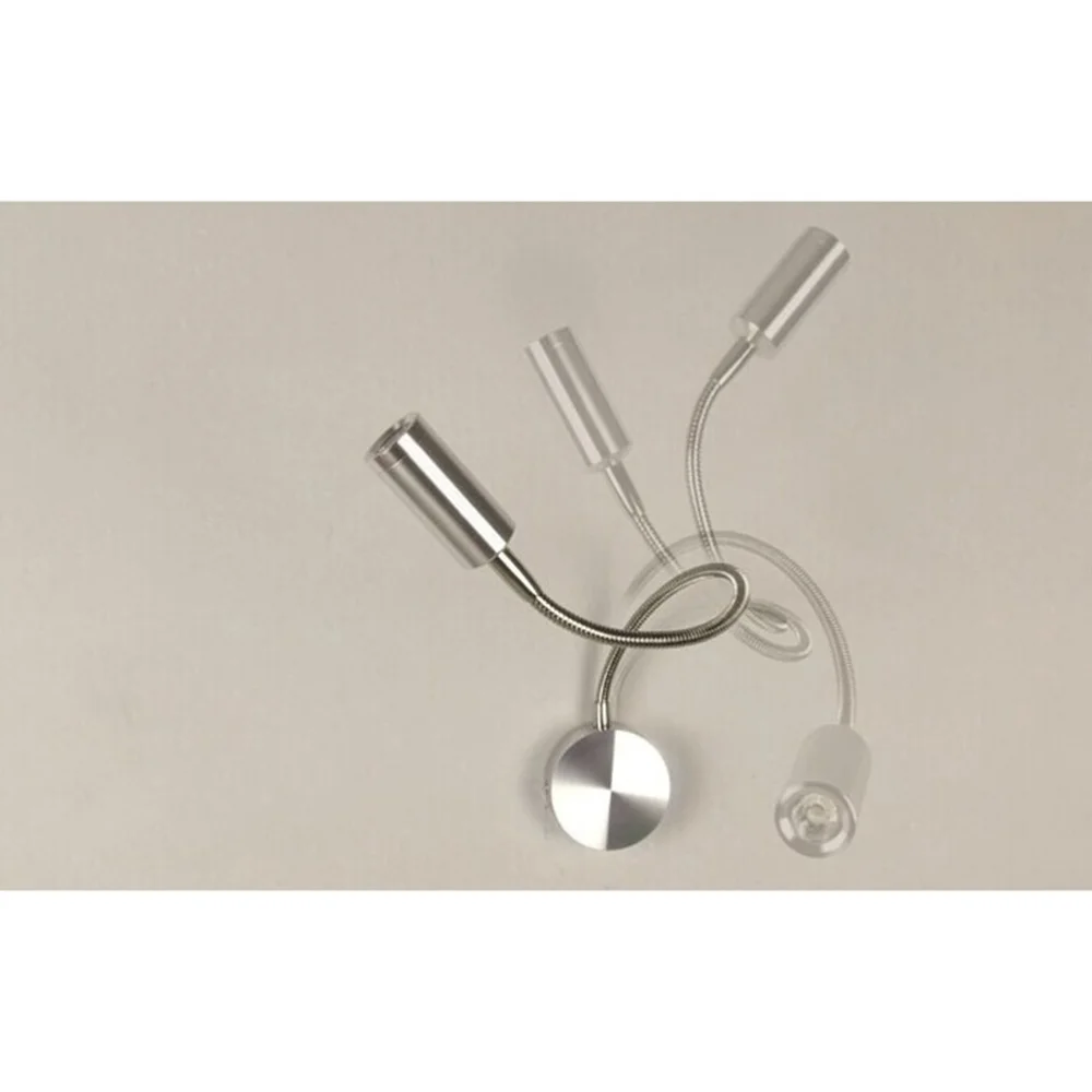 

AC 85-265V 3W 360-degree Flexible Arm LED Wall Light LED Reading Light Gooseneck Light Bedside Lamp (Warm White)