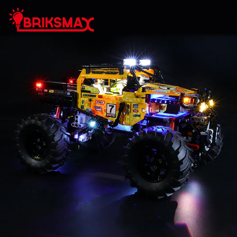 BriksMax светодиодный светильник для Technic 42099 4X4 X-treme Off-Roader светильник ing Set(не включает модель