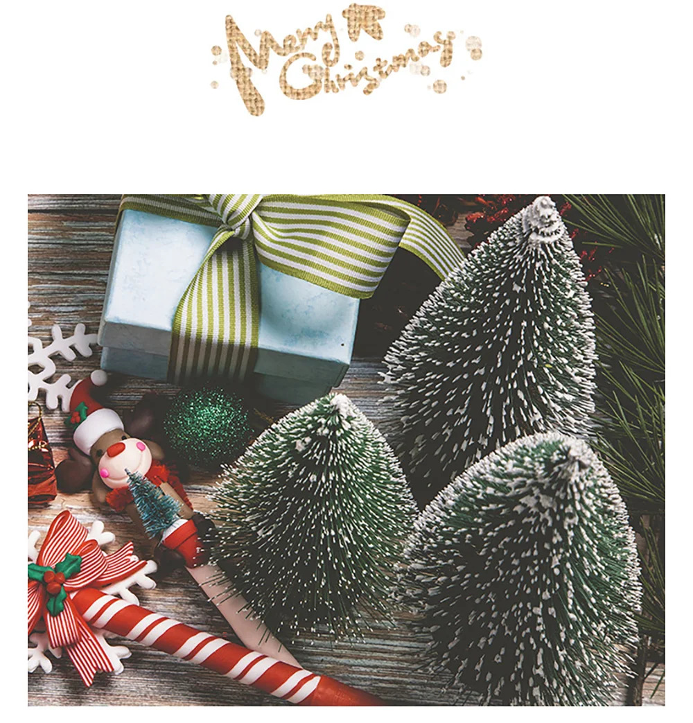Рождественская елка arbol de navidad Новогодняя мини-елка маленькая сосновая елка adornos de navidad настольный мини Рождественский Декор