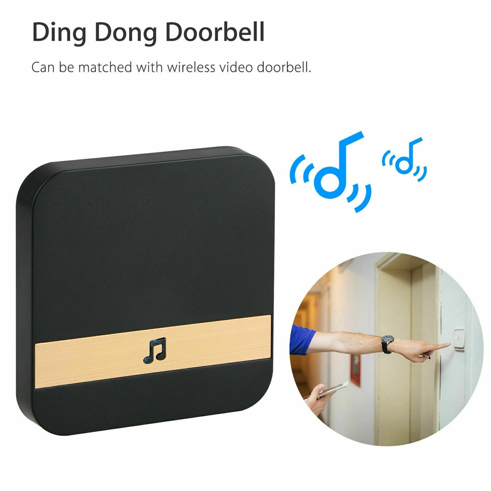 

Smart Doorbell WiFi Video Doorbell Camera Visual Intercom With Chime Night vision IP Door Bell Wireless Home Security Camera
