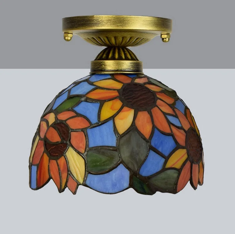 Европейский Стиль гироборд с колесами 8 дюймов (20 см) Тиффани Цветной Стекло