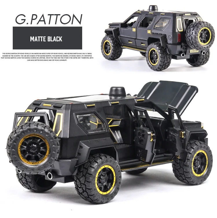 Литая 1:24, G-PATTON, колесница, модель автомобиля, металлический сплав, автомобиль, моделирование, оттягивание, автомобили, игрушки для детей, подарки для детей