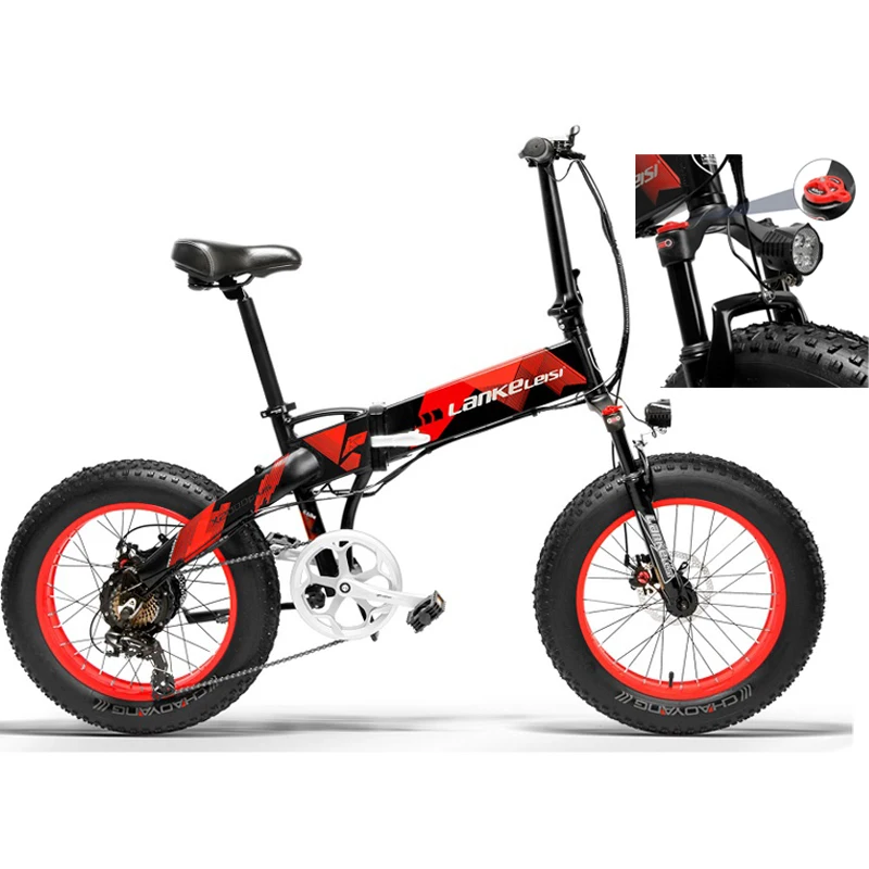 Online LANKELEISI X2000plus Faltbare Elektrische Fahrräder Fett Reifen Elektrische Rennrad Mit LG 13Ah Lithium-Batterie Bürstenlosen Motor