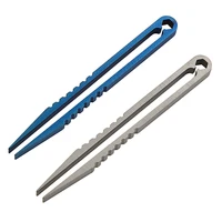 outdoor edc mini lightweight and compact titanium alloy tc4 tweezers 5 color colorful cnc cnc machining clip
