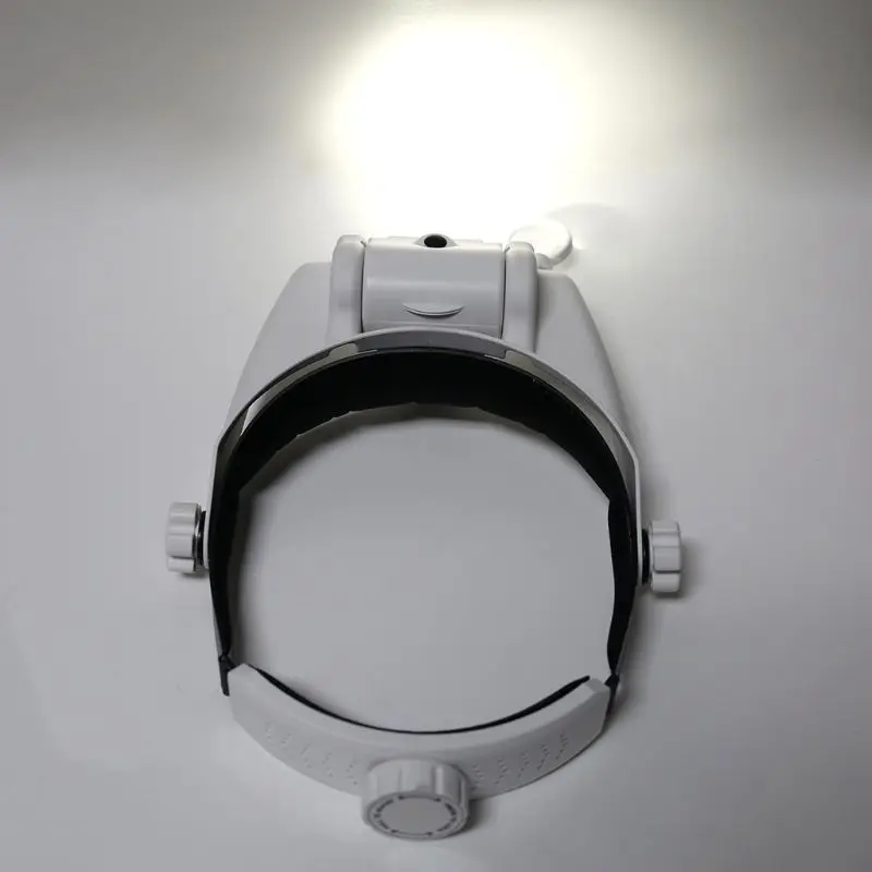 

Headband Magnifier Loupe Led Magnifying Glass Watchmaker Repair Tool w/ 5 Lenses