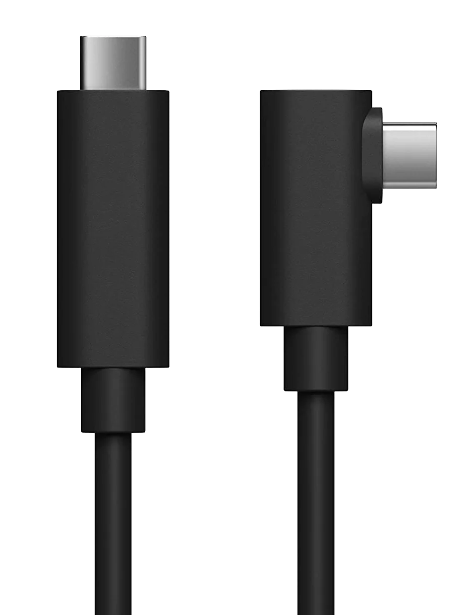 

Suitable for Oculus Link USB-C Steam VR Quest/2 Type-C 3.1 Data Cable Elbow