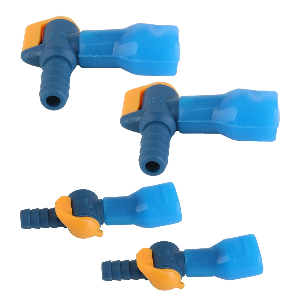 

4pcs Straight & Right Angle Hydration Pack Water Bladder Pipe Valve Nozzles