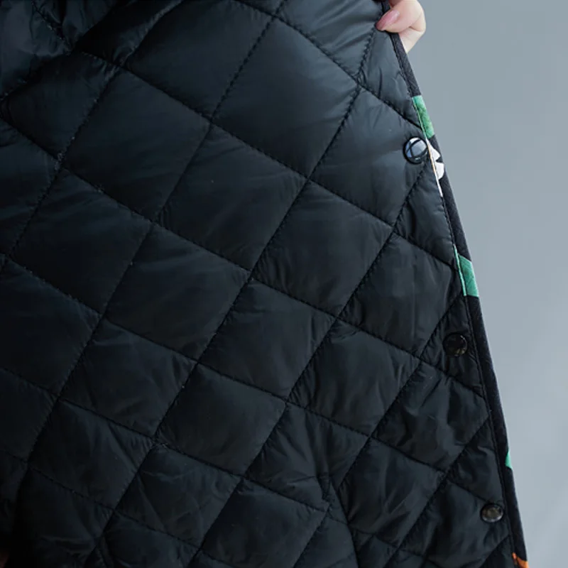 

2020 Autumn Winter Lightweight Down Jacket Women Thickening Quilted Cotton-Padded Coats Parka Woman Plus Size Parkas Female 5XL