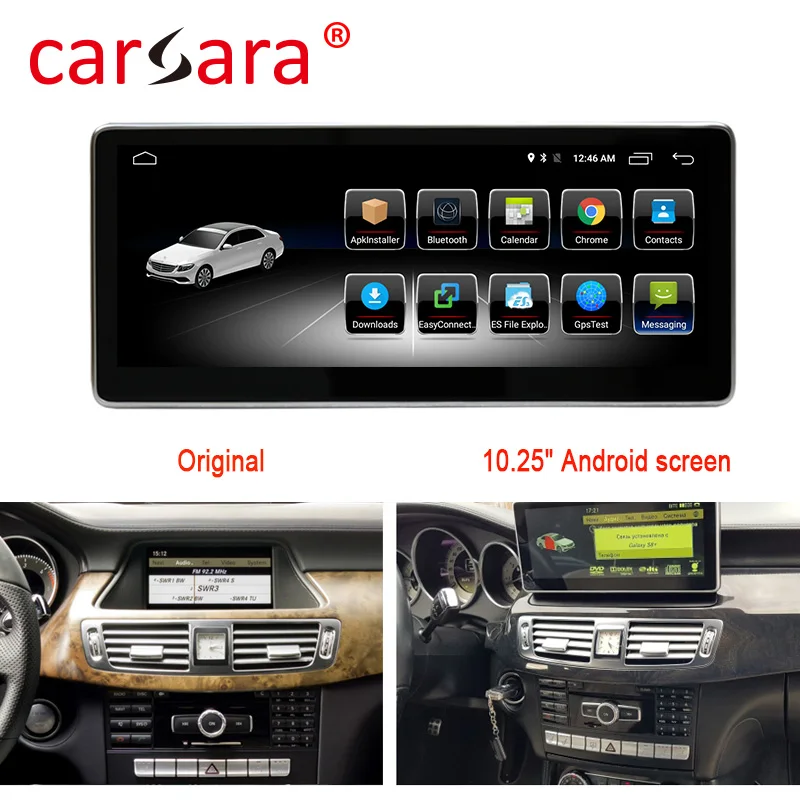 4+ 64G Android 8,1 навигационный дисплей для Mercedes Benz CLS Class W218 2011- сенсорный экран gps стерео тире мультимедийный плеер