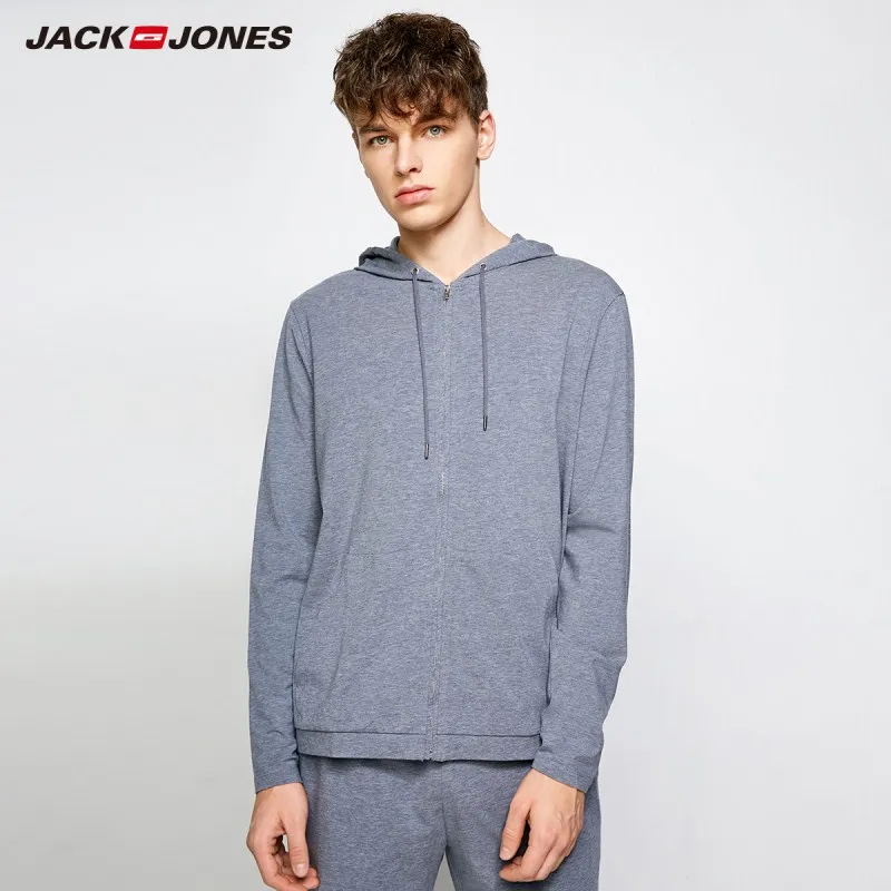 JackJones мужской светильник с капюшоном свитер тонкий пуловер Топ Домашняя одежда 2183HE503