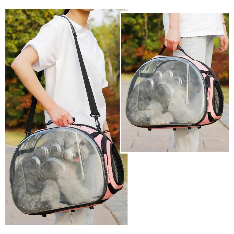 

Sac bandoulire pour animaux de compagnie, sacoche la mode, pour l'extrieur, Portable, respirant, espace EVA, chat, chien,